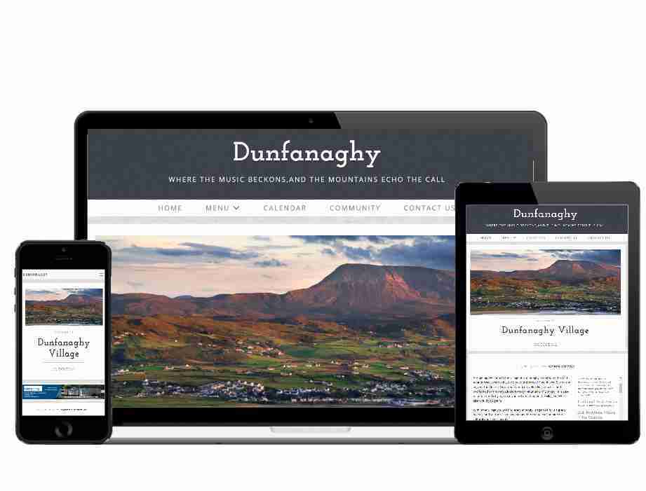 Dunfanaghy Website Screenshot